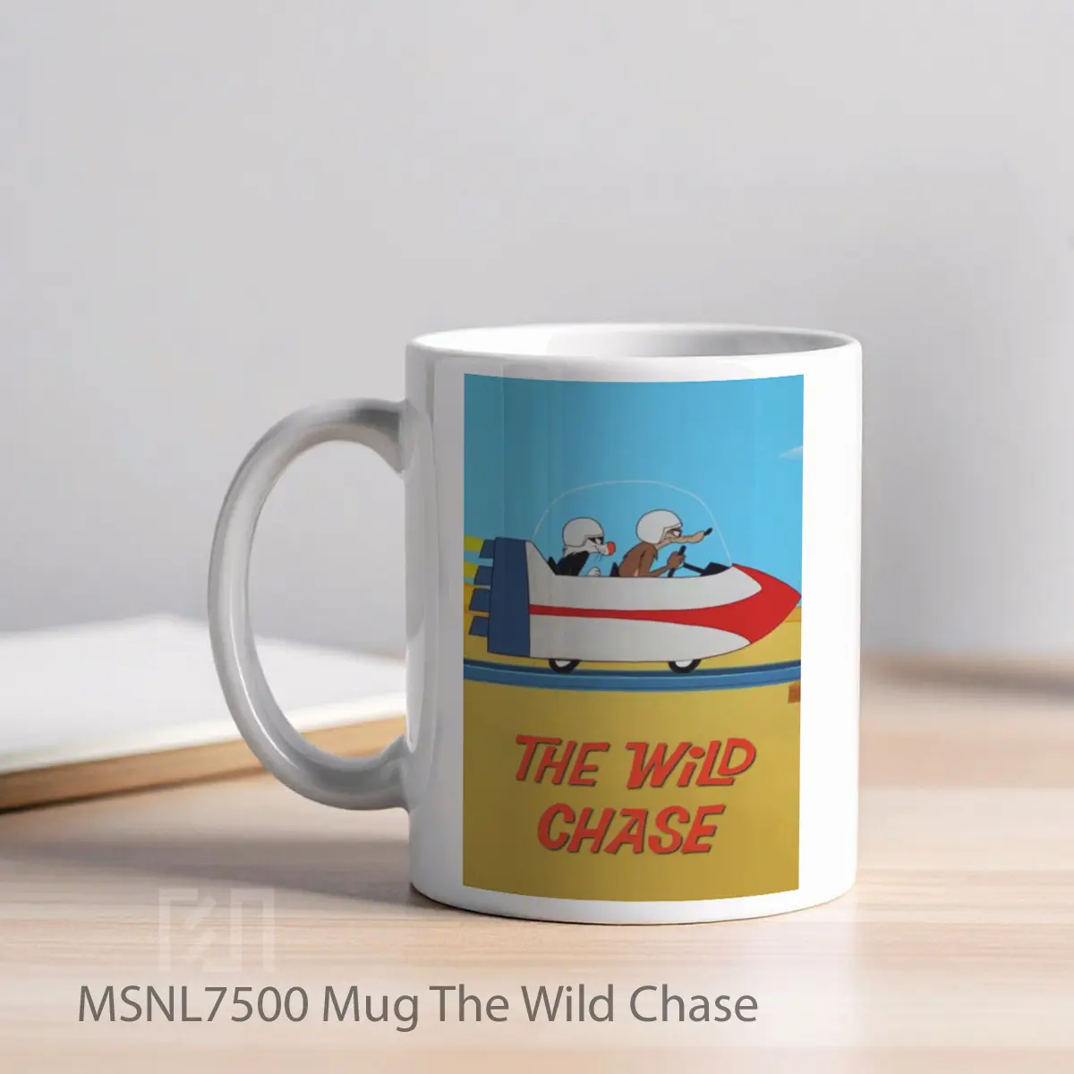 Mug The Wild Chase Gelas Keramik Tema Film MSNL7500 - Tampak Kiri