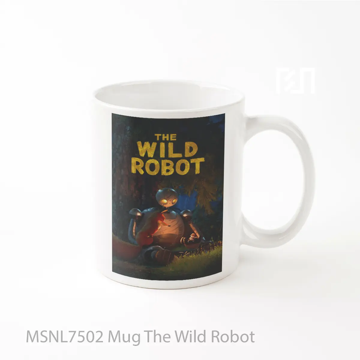 Mug The Wild Robot Gelas Keramik Tema Film MSNL7502