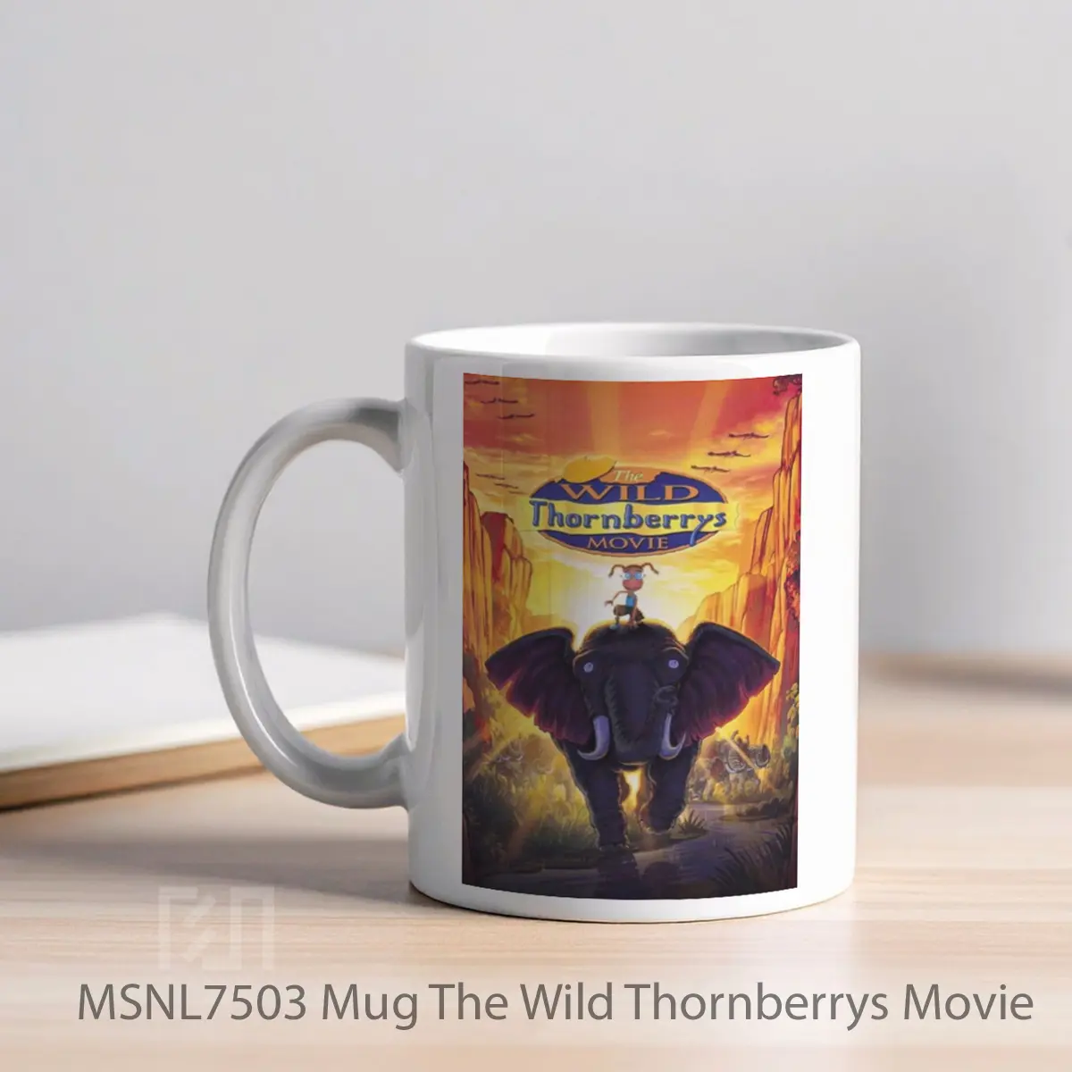 Mug The Wild Thornberrys Movie Gelas Keramik Tema Film MSNL7503 - Tampak Kiri