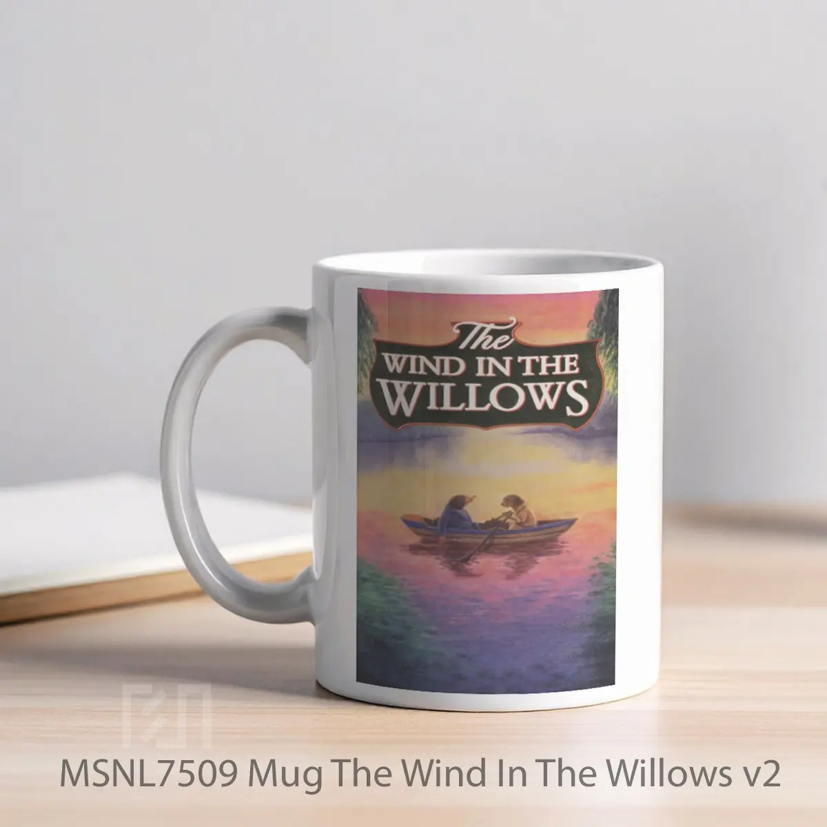 Mug The Wind In The Willows V2 Gelas Keramik Tema Film MSNL7509 - Tampak Kiri