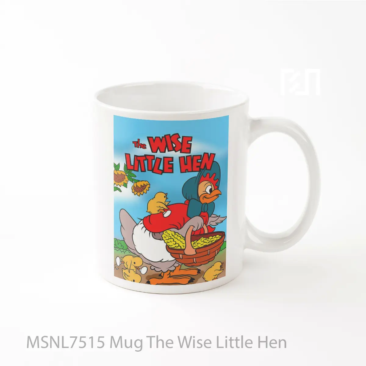 Mug The Wise Little Hen Gelas Keramik Tema Film MSNL7515