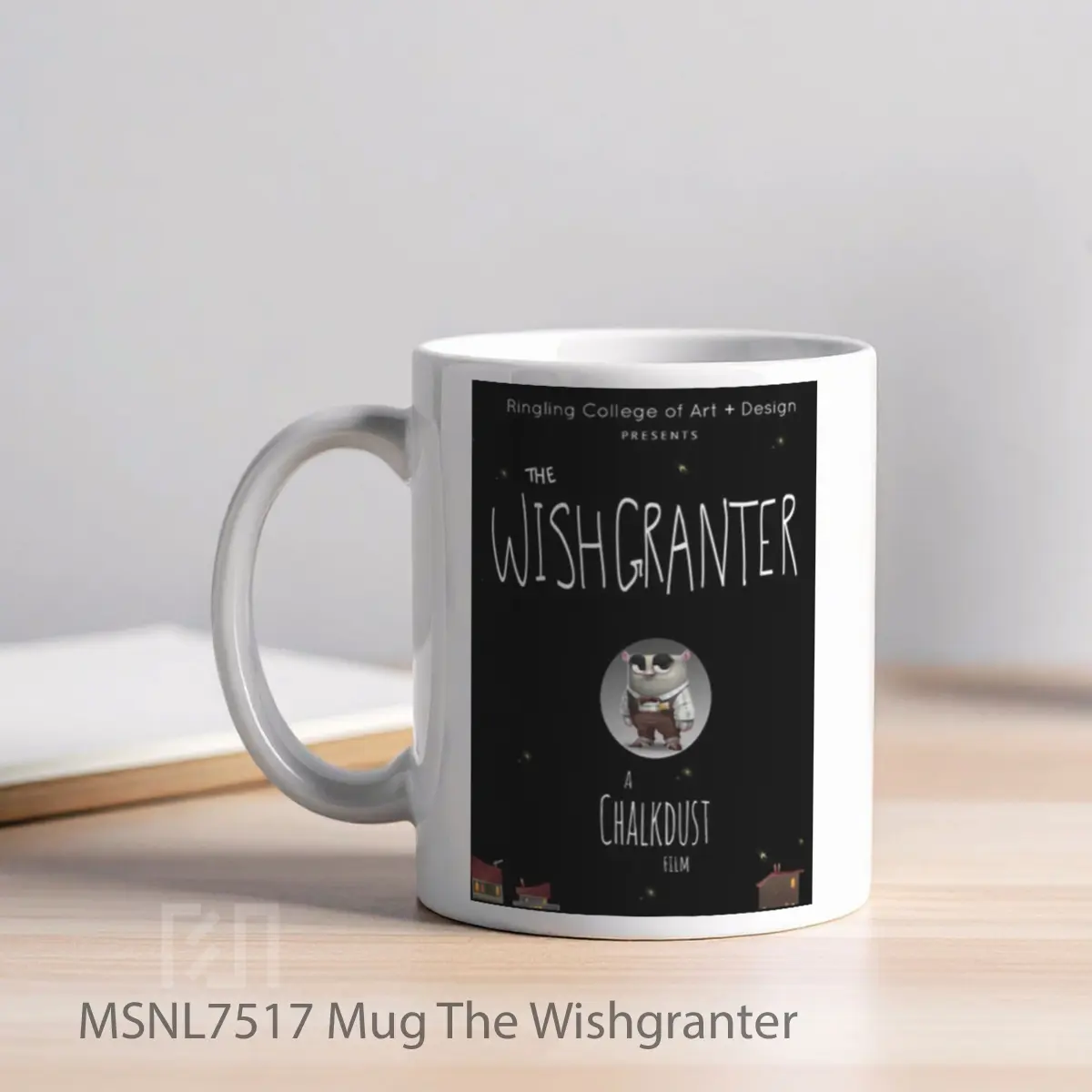 Mug The Wishgranter Gelas Keramik Tema Film MSNL7517 - Tampak Kiri