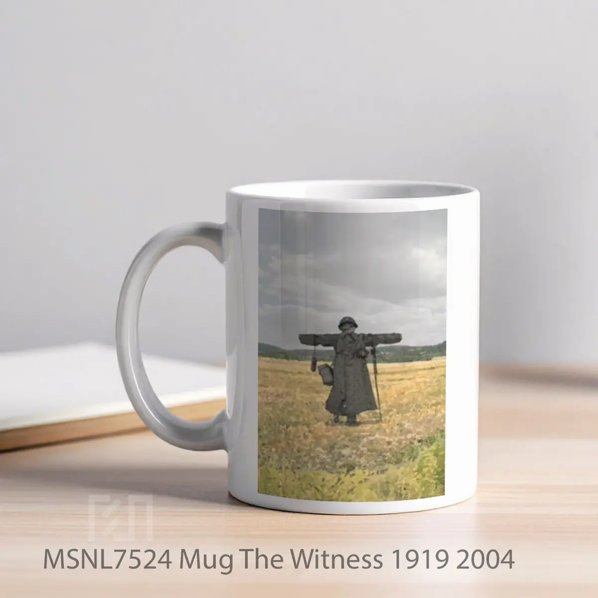 Mug The Witness 1919 2004 Gelas Keramik Tema Film MSNL7524 - Tampak Kiri
