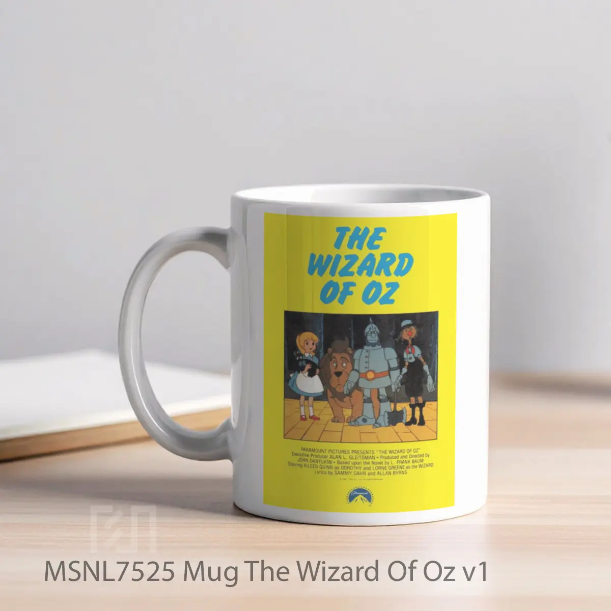 Mug The Wizard Of Oz V1 Gelas Keramik Tema Film MSNL7525 - Tampak Kiri
