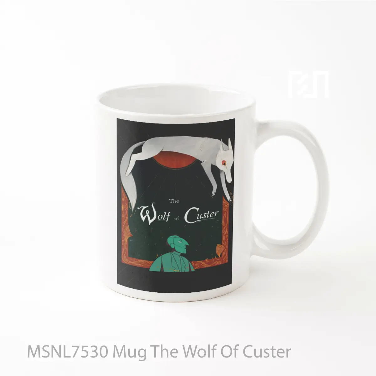 Mug The Wolf Of Custer Gelas Keramik Tema Film MSNL7530