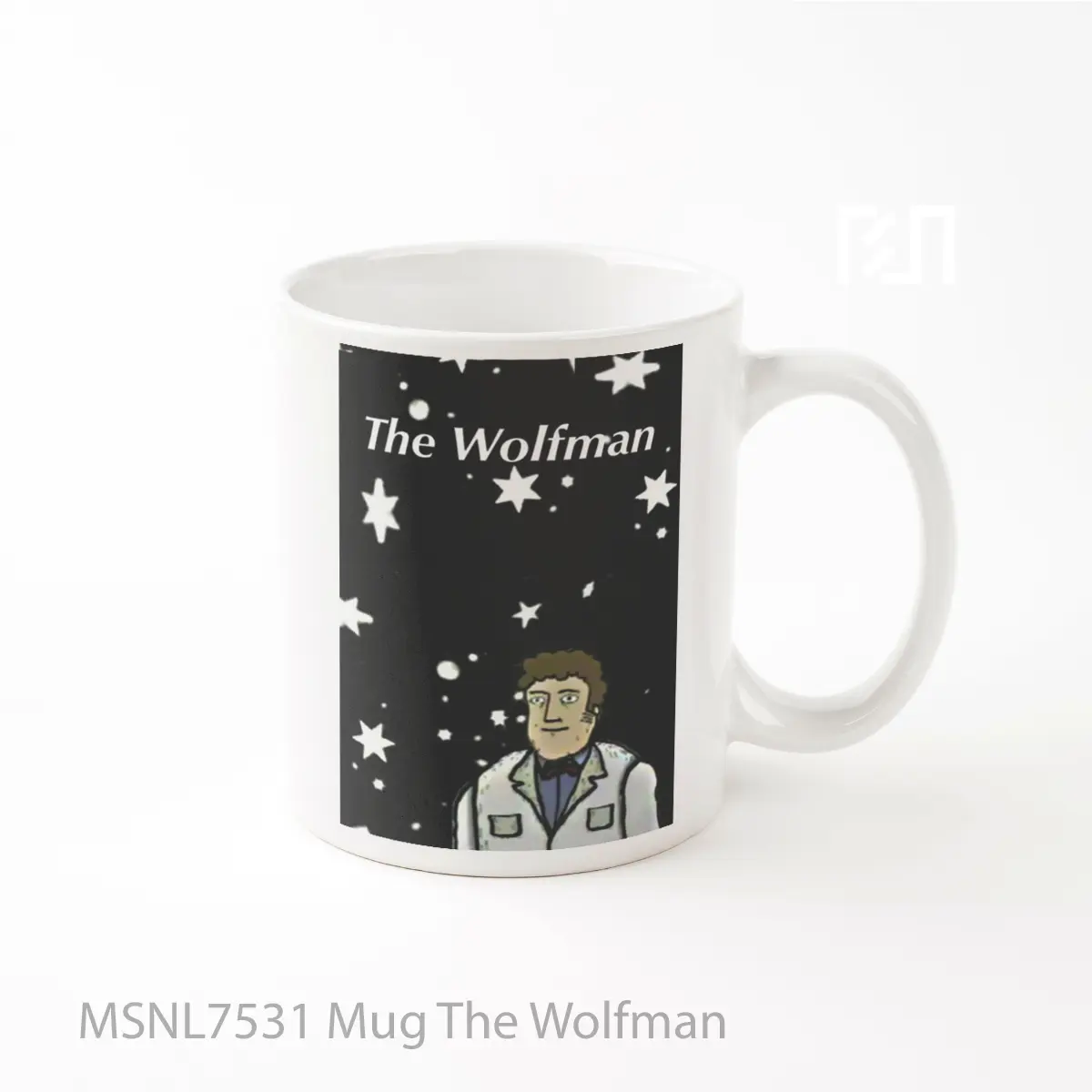 Mug The Wolfman Gelas Keramik Tema Film MSNL7531