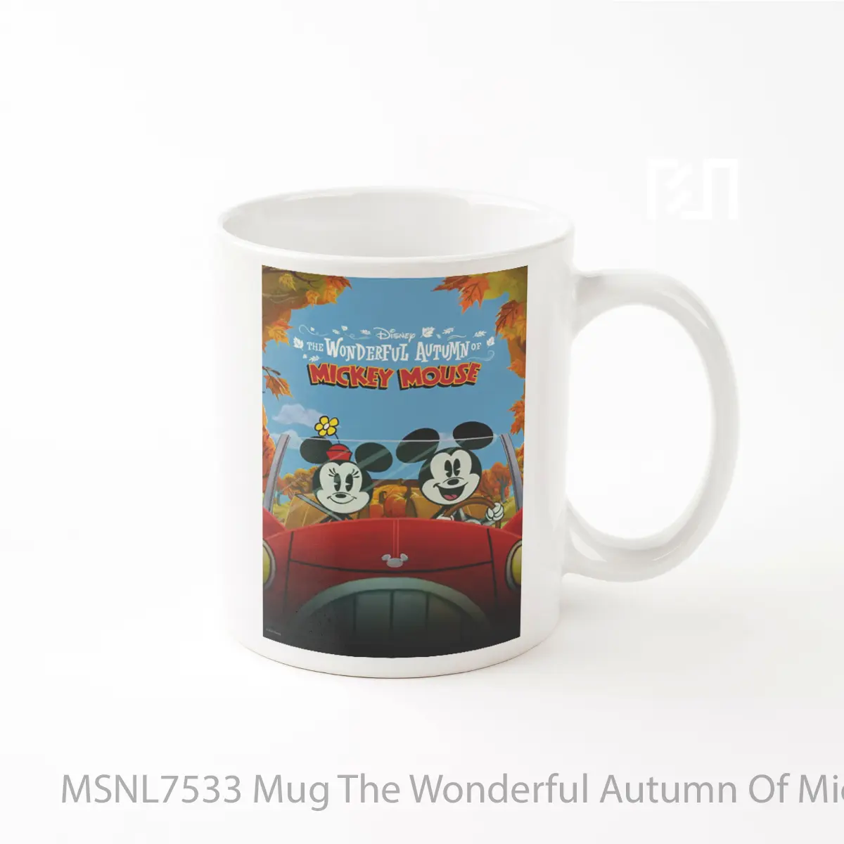 Mug The Wonderful Autumn Of Mickey Mouse Gelas Keramik Tema Film MSNL7533