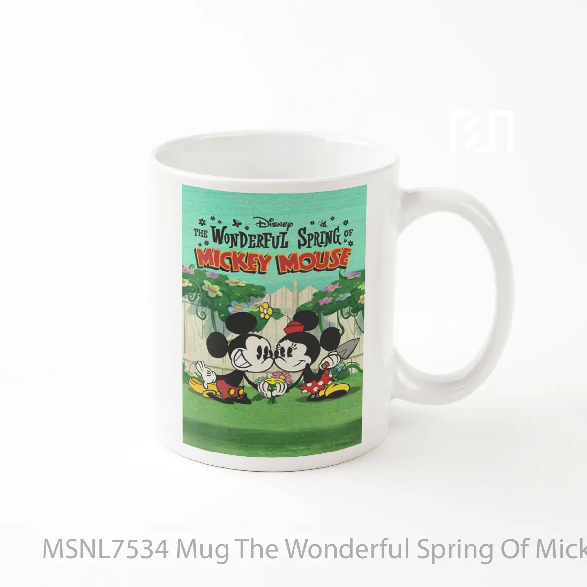 Mug The Wonderful Spring Of Mickey Mouse Gelas Keramik Tema Film MSNL7534