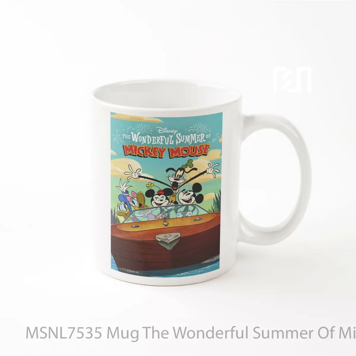 Mug The Wonderful Summer Of Mickey Mouse Gelas Keramik Tema Film MSNL7535