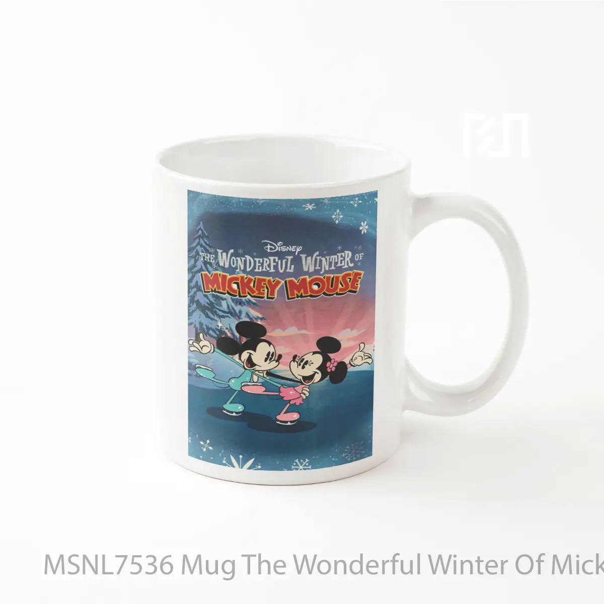 Mug The Wonderful Winter Of Mickey Mouse Gelas Keramik Tema Film MSNL7536