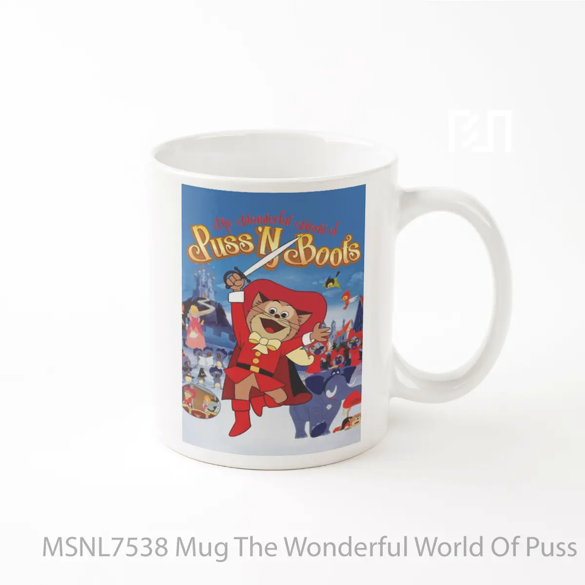 Mug The Wonderful World Of Puss N Boots Gelas Keramik Tema Film MSNL7538
