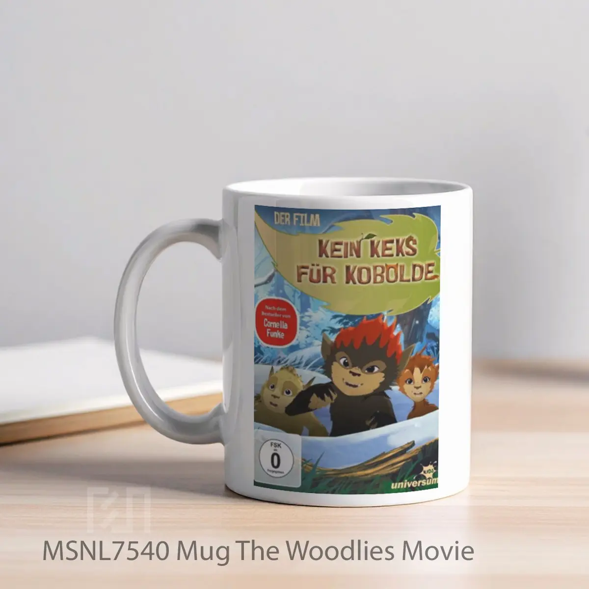 Mug The Woodlies Movie Gelas Keramik Tema Film MSNL7540 - Tampak Kiri