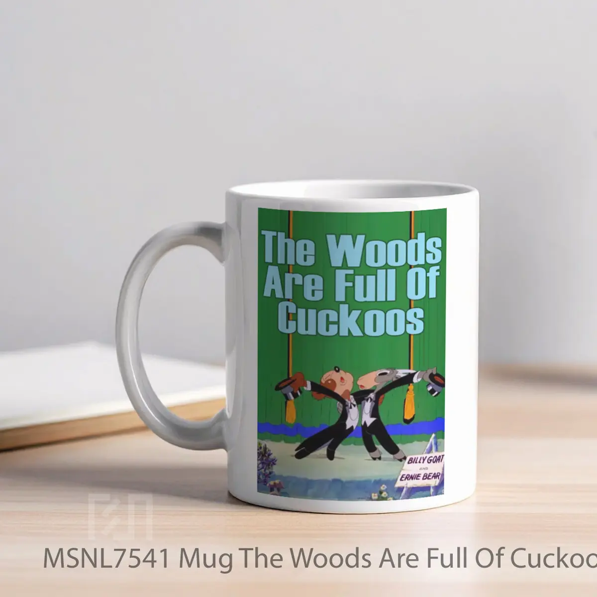 Mug The Woods Are Full Of Cuckoos Gelas Keramik Tema Film MSNL7541 - Tampak Kiri