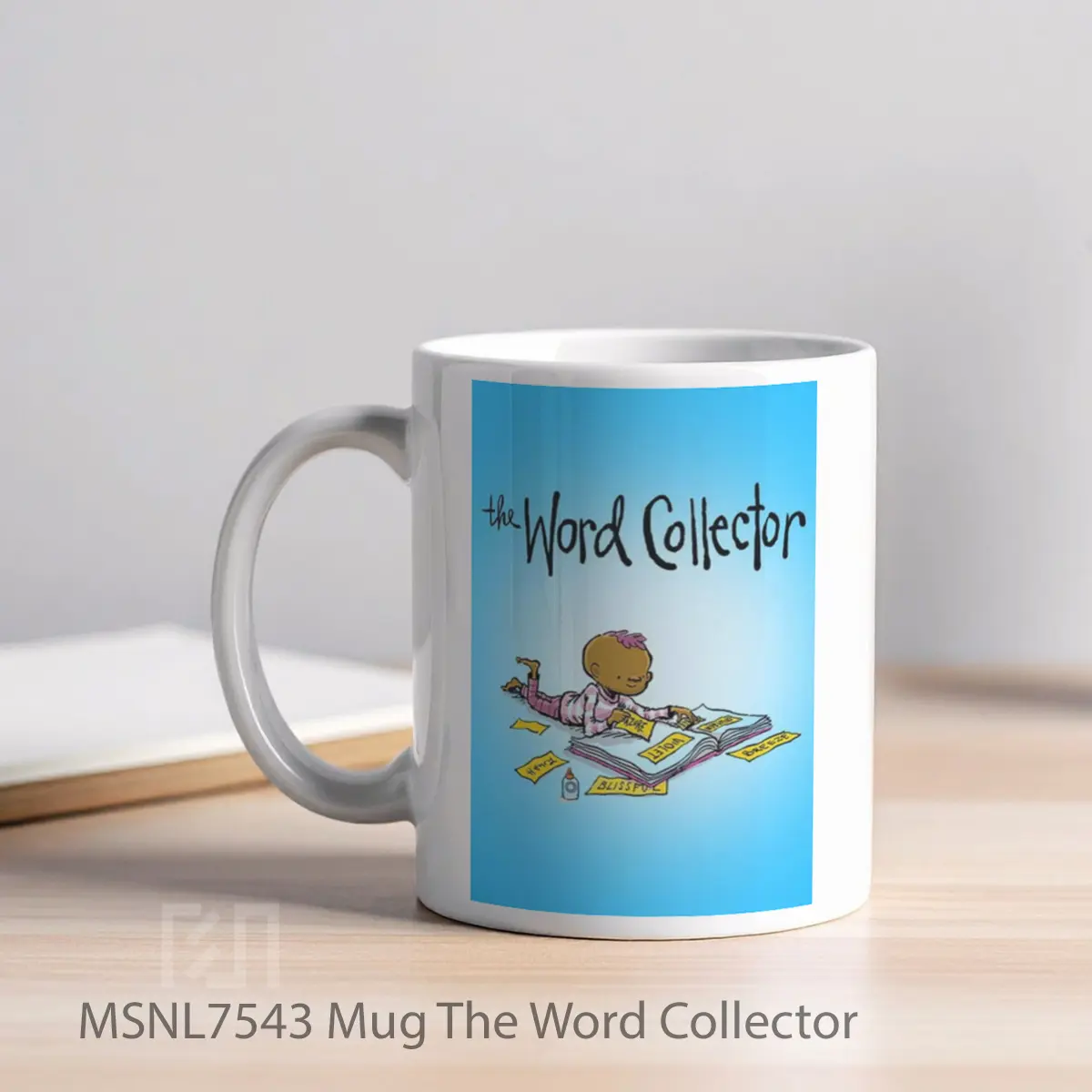Mug The Word Collector Gelas Keramik Tema Film MSNL7543 - Tampak Kiri