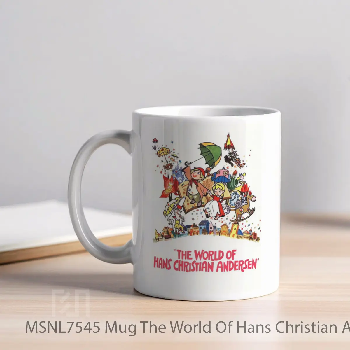 Mug The World Of Hans Christian Andersen Gelas Keramik Tema Film MSNL7545 - Tampak Kiri