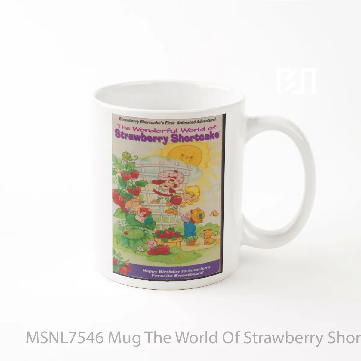 Mug The World Of Strawberry Shortcake Gelas Keramik Tema Film MSNL7546