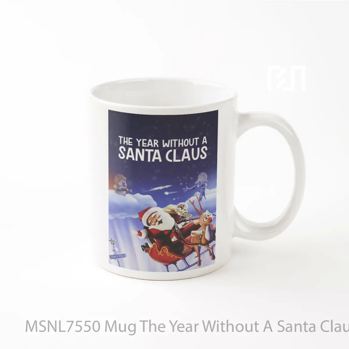 Mug The Year Without A Santa Claus Gelas Keramik Tema Film MSNL7550