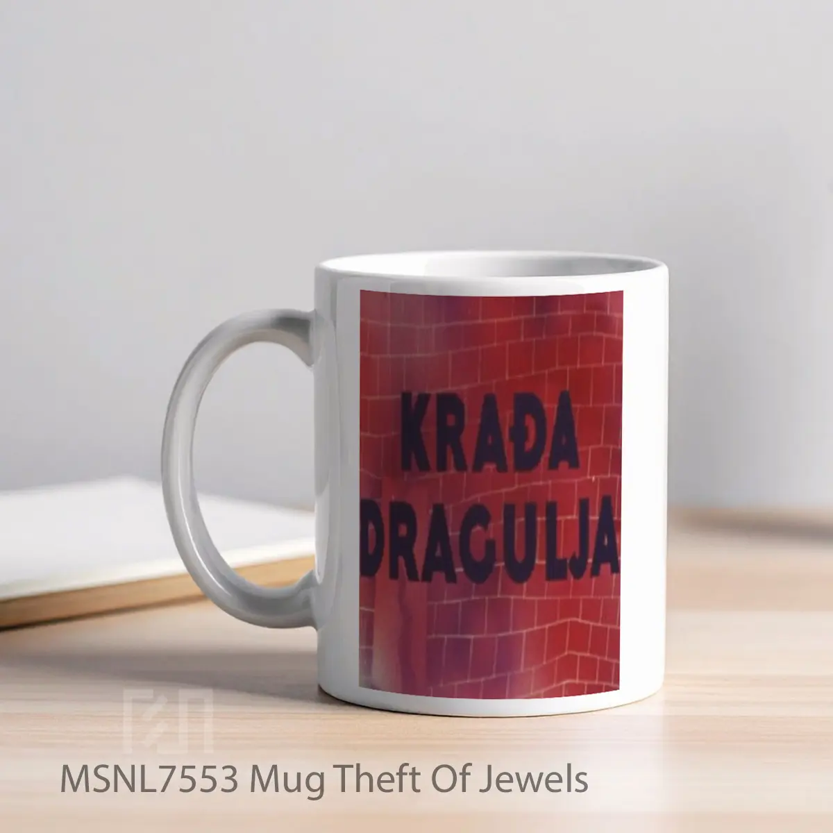 Mug Theft Of Jewels Gelas Keramik Tema Film MSNL7553 - Tampak Kiri
