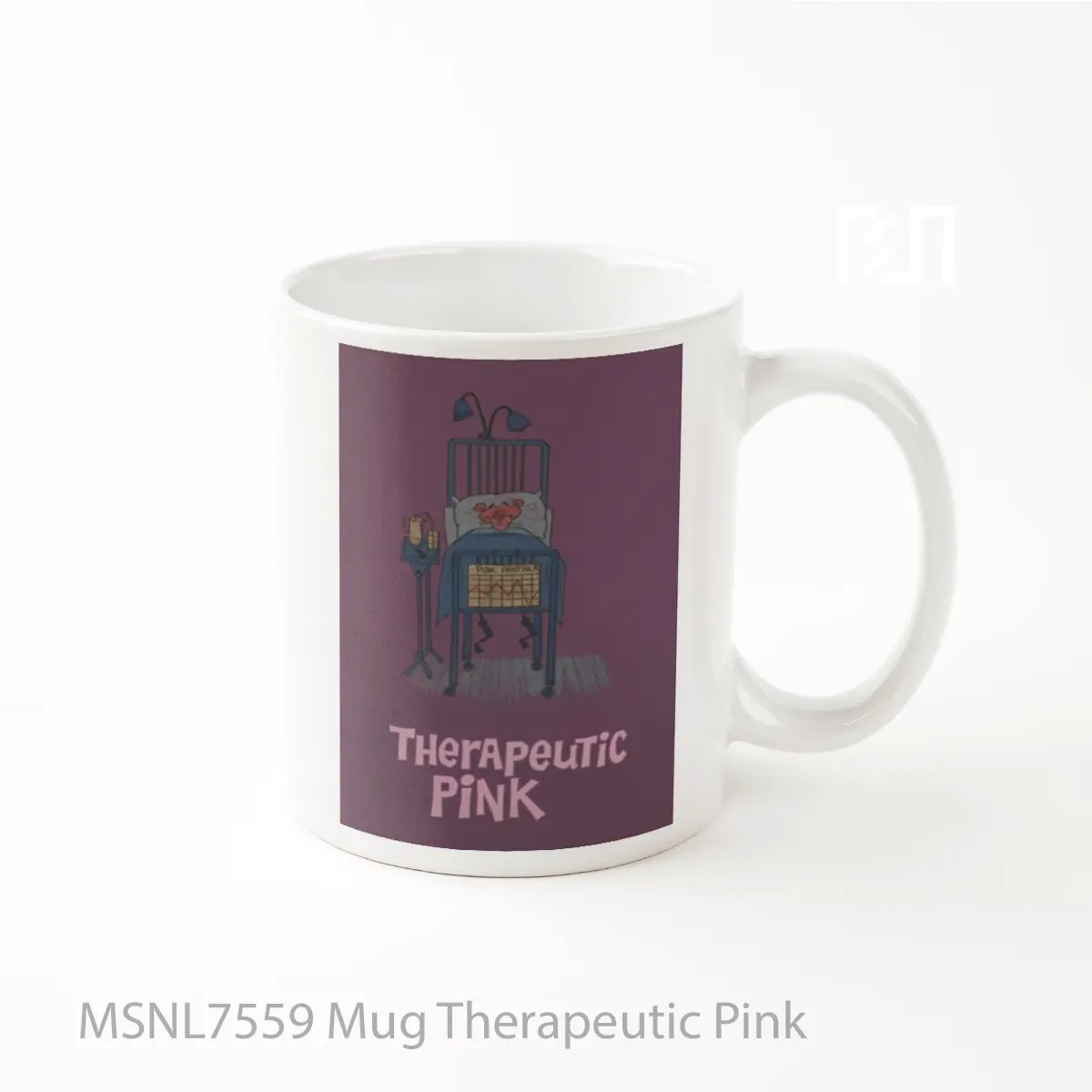 Mug Therapeutic Pink Gelas Keramik Tema Film MSNL7559
