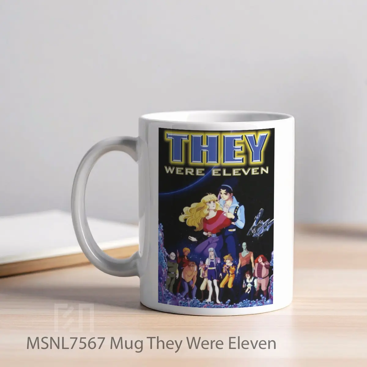 Mug They Were Eleven Gelas Keramik Tema Film MSNL7567 - Tampak Kiri