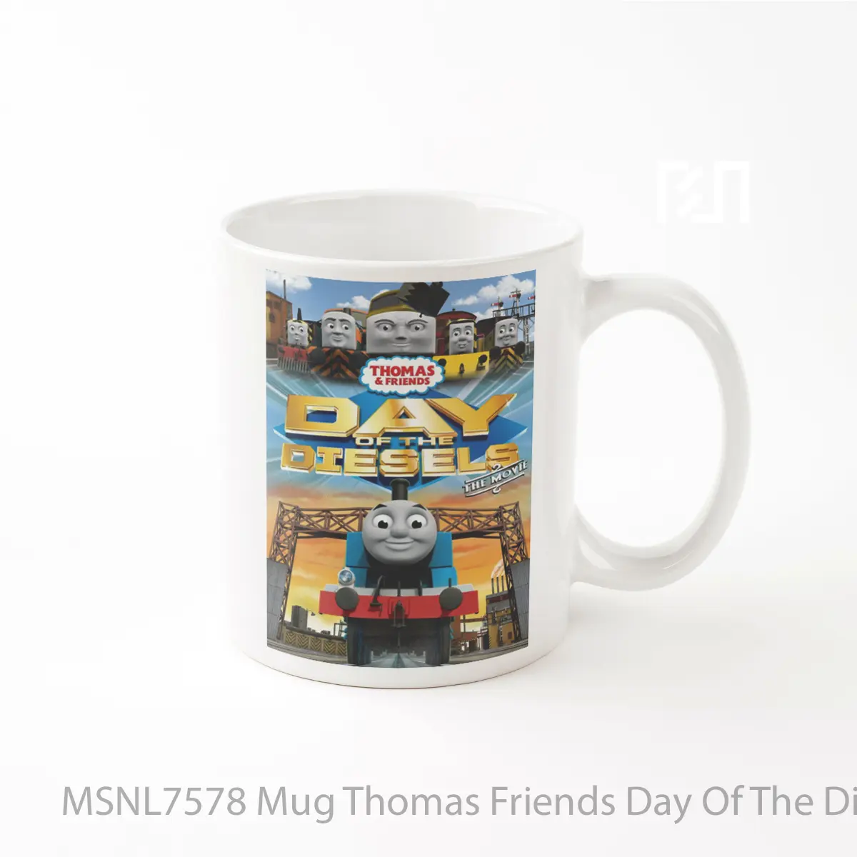 Mug Thomas Friends Day Of The Diesels The Movie Gelas Keramik Tema Film MSNL7578