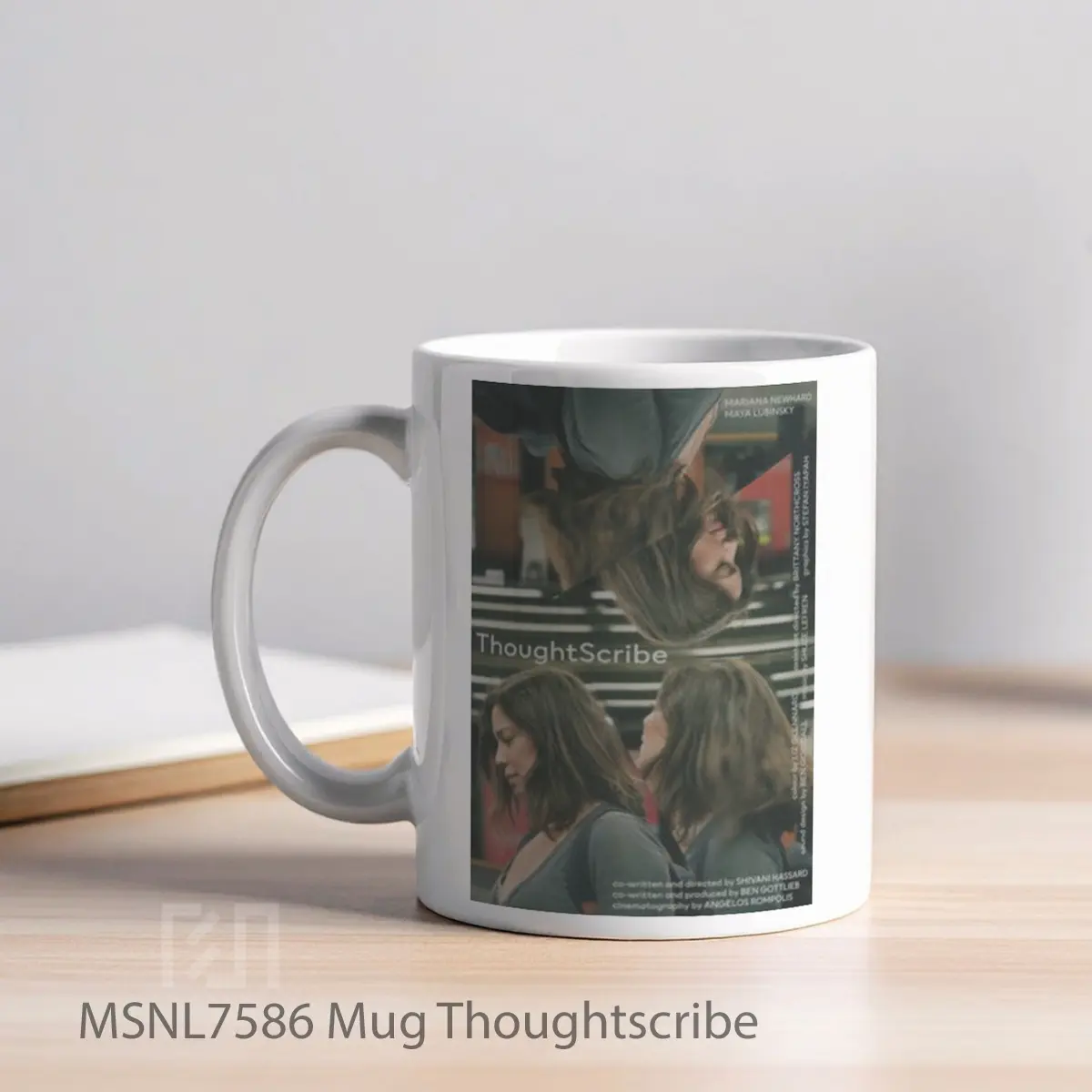 Mug Thoughtscribe Gelas Keramik Tema Film MSNL7586 - Tampak Kiri