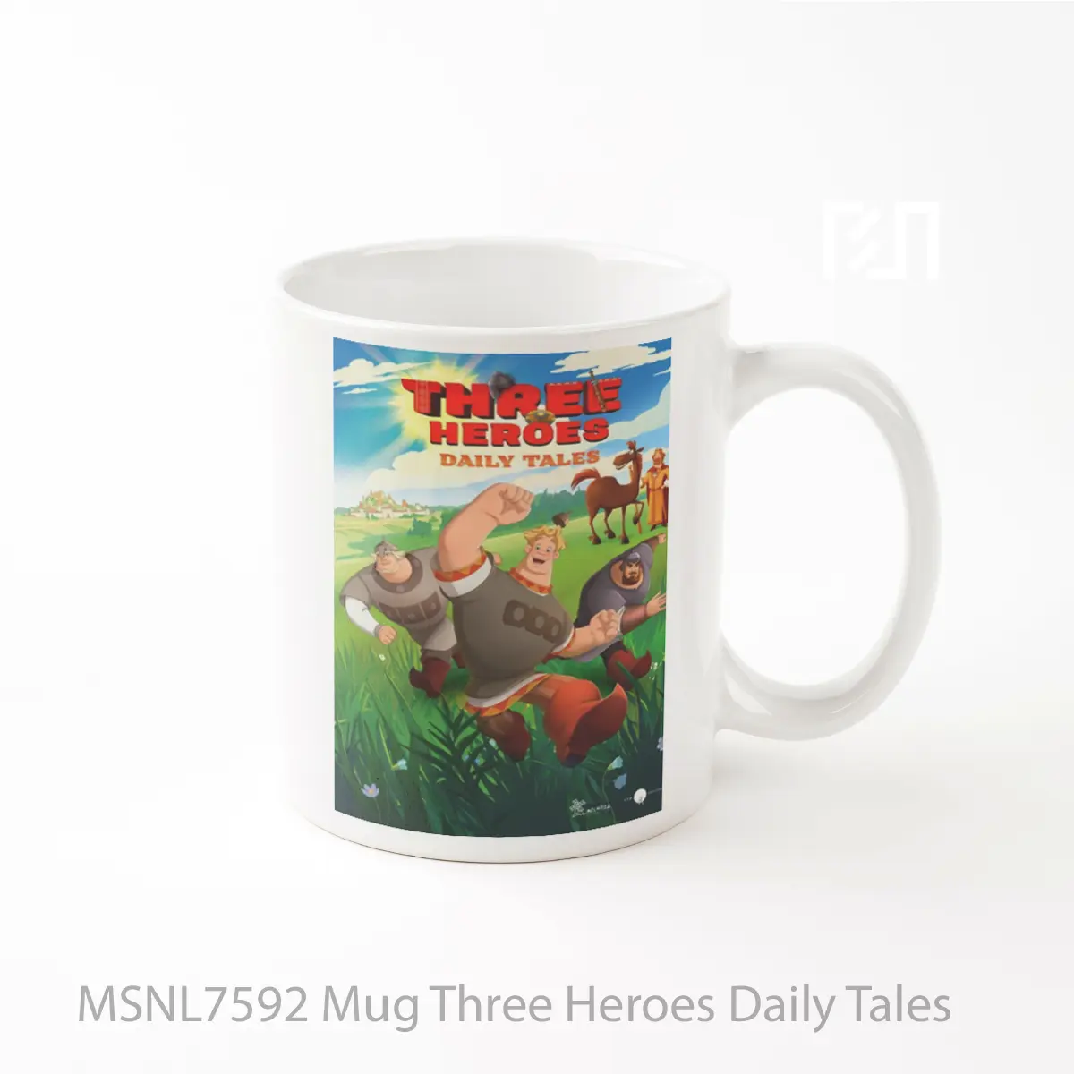 Mug Three Heroes Daily Tales Gelas Keramik Tema Film MSNL7592