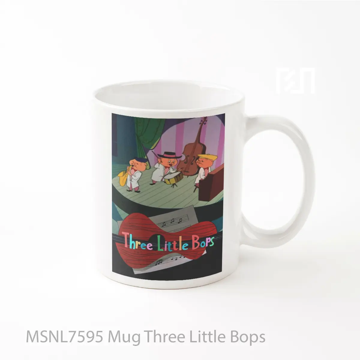 Mug Three Little Bops Gelas Keramik Tema Film MSNL7595