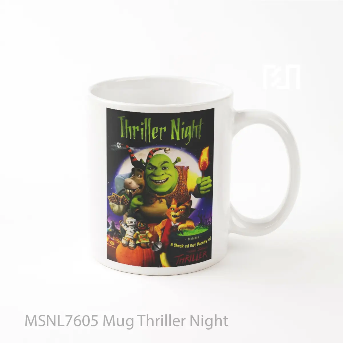 Mug Thriller Night Gelas Keramik Tema Film MSNL7605
