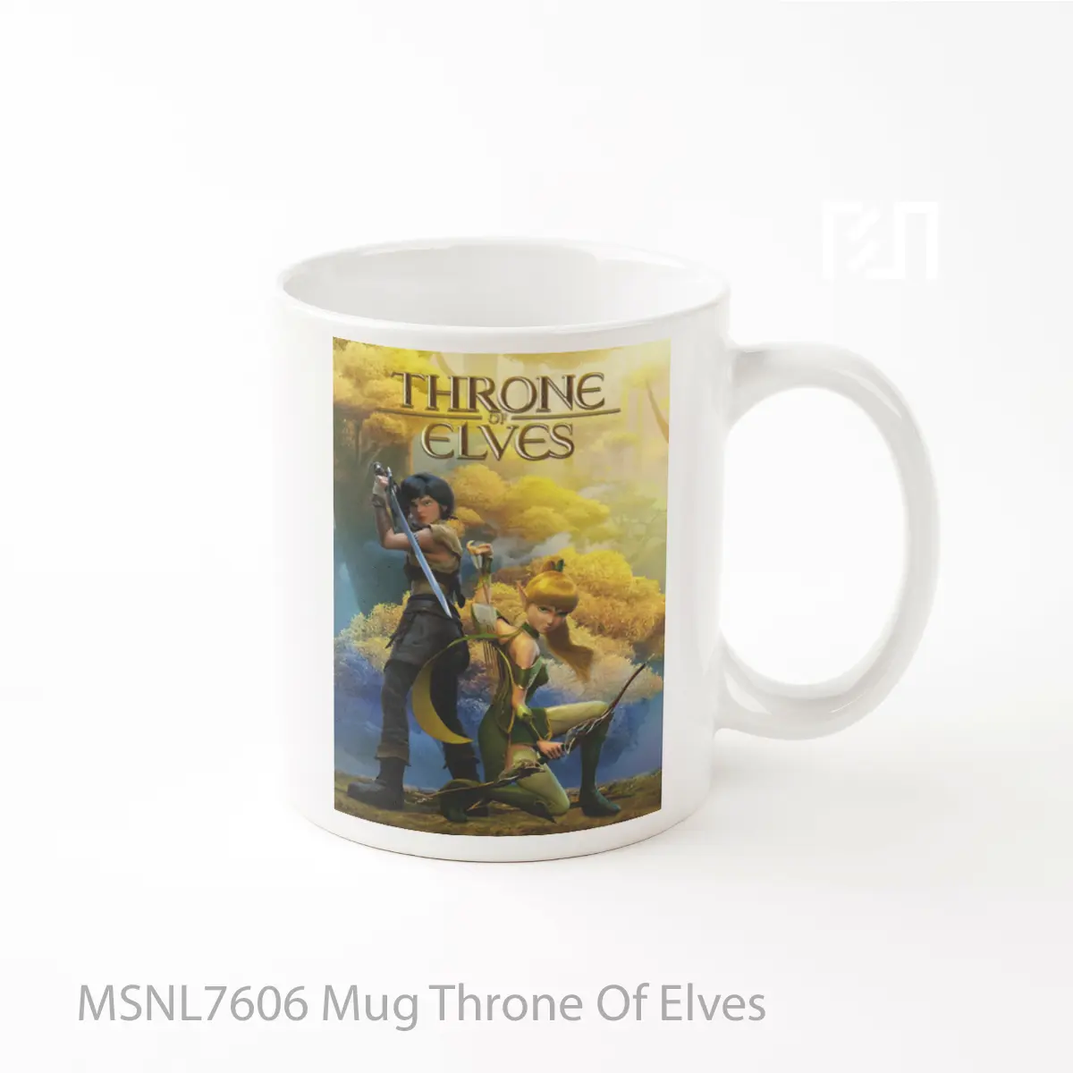 Mug Throne Of Elves Gelas Keramik Tema Film MSNL7606