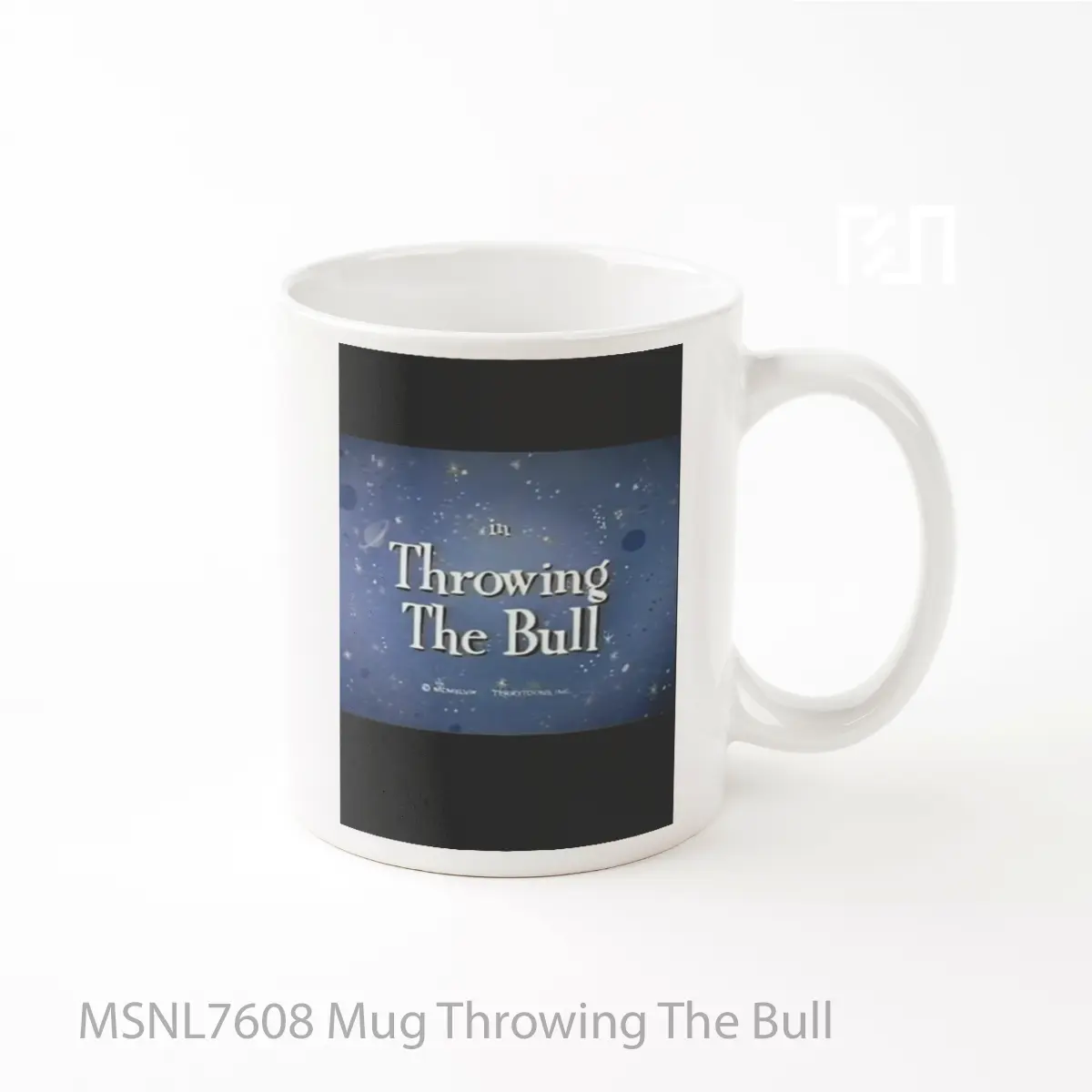 Mug Throwing The Bull Gelas Keramik Tema Film MSNL7608