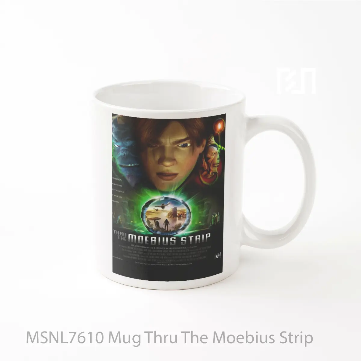 Mug Thru The Moebius Strip Gelas Keramik Tema Film MSNL7610