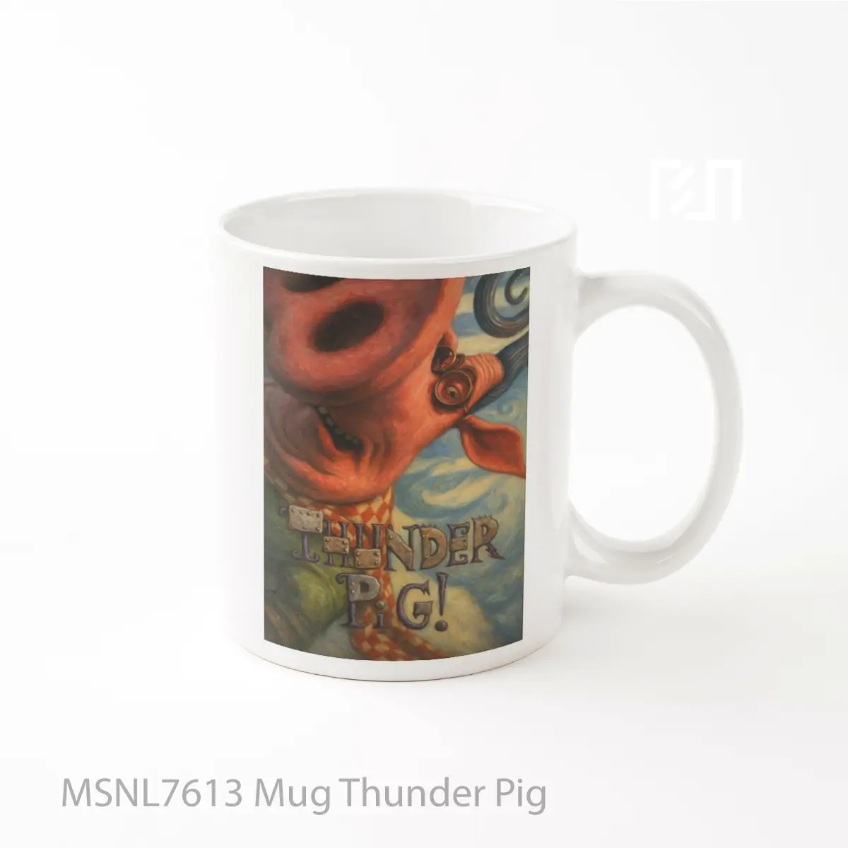 Mug Thunder Pig Gelas Keramik Tema Film MSNL7613
