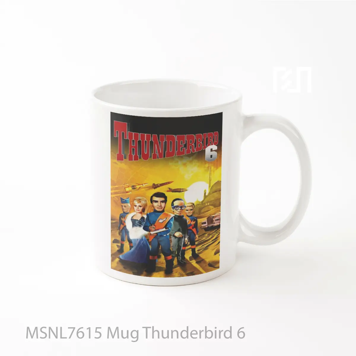 Mug Thunderbird 6 Gelas Keramik Tema Film MSNL7615
