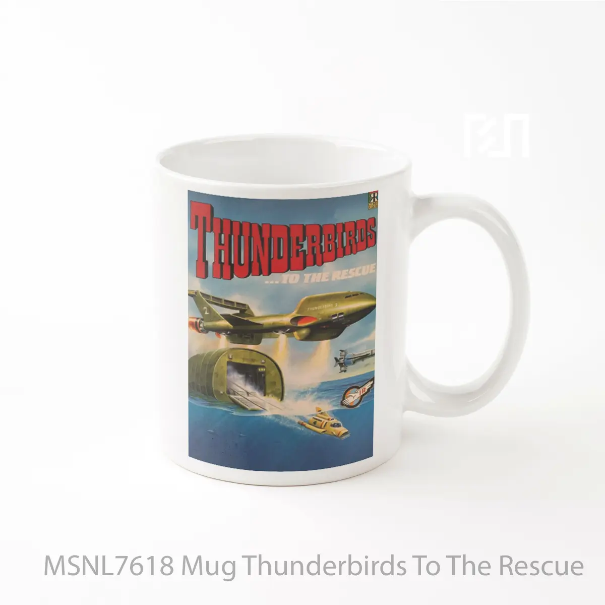 Mug Thunderbirds To The Rescue Gelas Keramik Tema Film MSNL7618