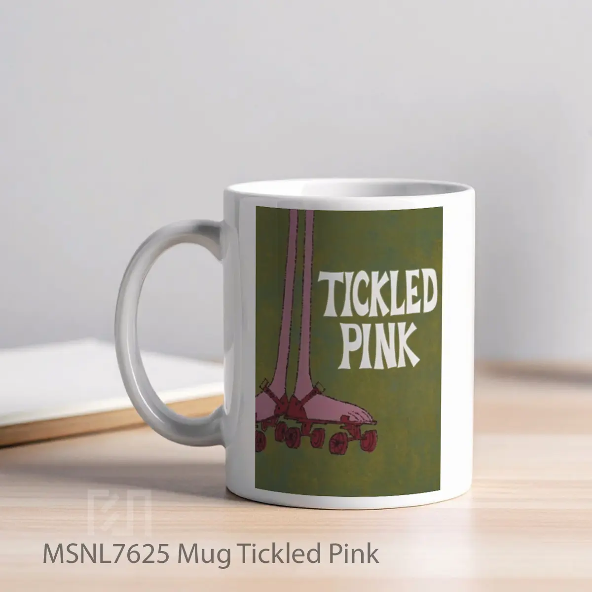 Mug Tickled Pink Gelas Keramik Tema Film MSNL7625 - Tampak Kiri