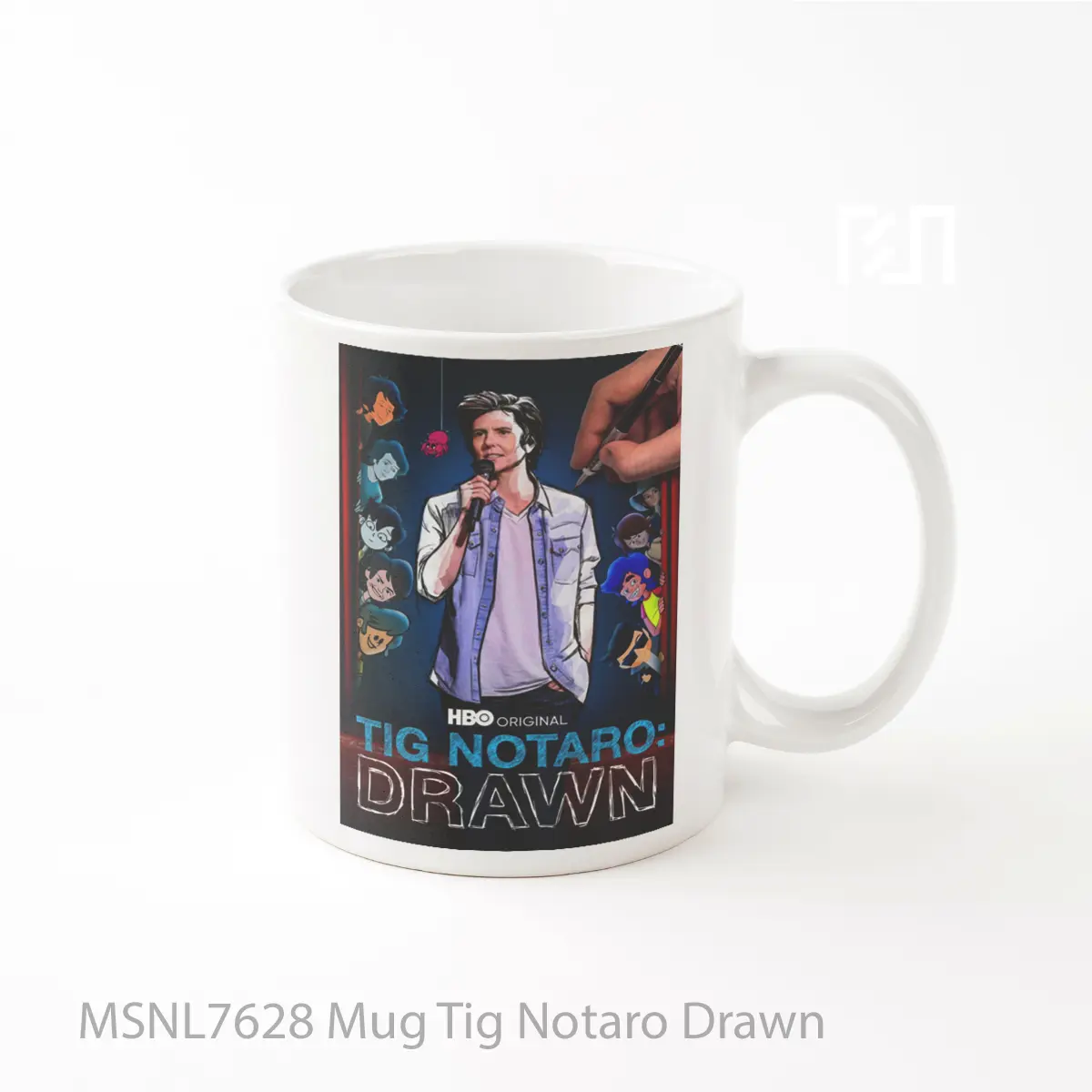 Mug Tig Notaro Drawn Gelas Keramik Tema Film MSNL7628