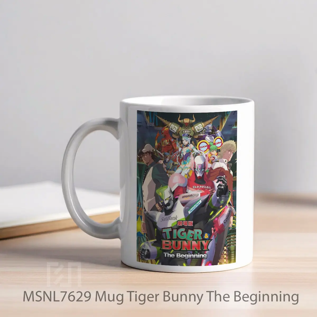 Mug Tiger Bunny The Beginning Gelas Keramik Tema Film MSNL7629 - Tampak Kiri