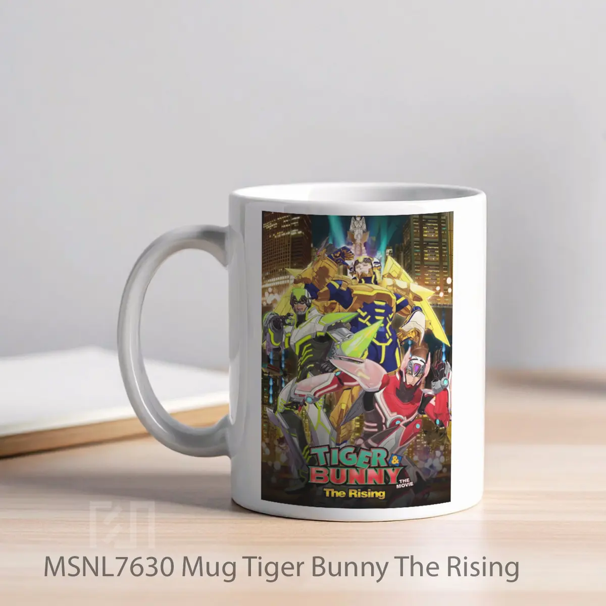 Mug Tiger Bunny The Rising Gelas Keramik Tema Film MSNL7630 - Tampak Kiri