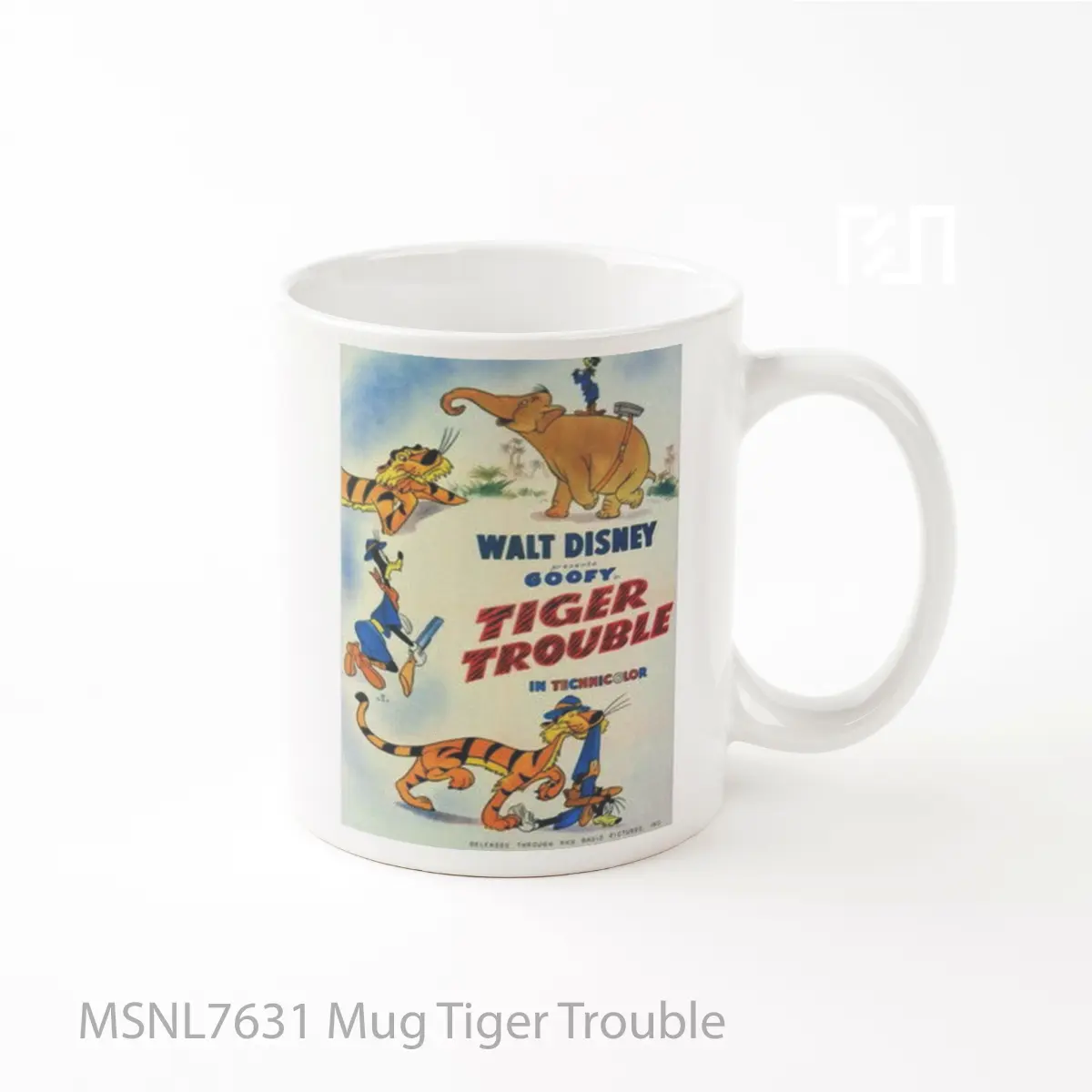 Mug Tiger Trouble Gelas Keramik Tema Film MSNL7631