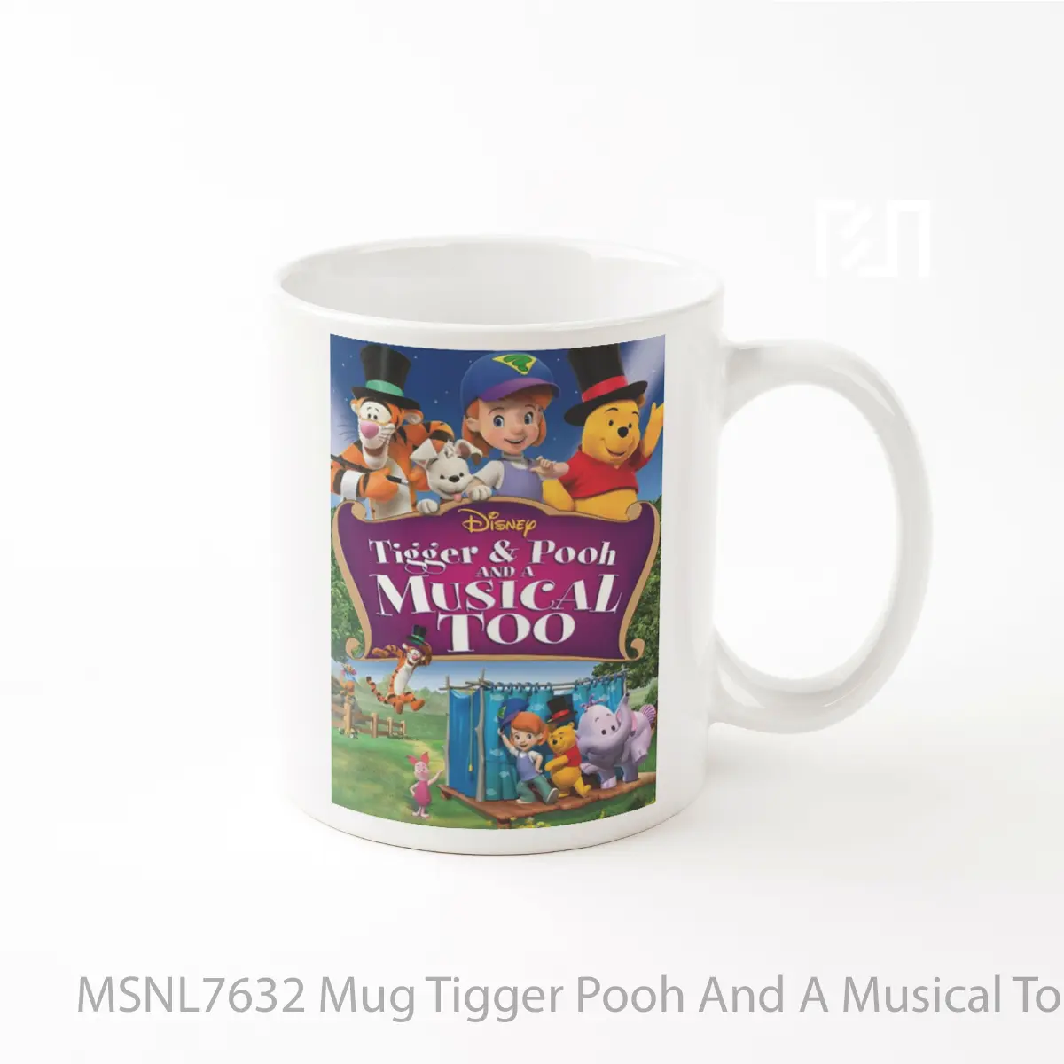 Mug Tigger Pooh And A Musical Too Gelas Keramik Tema Film MSNL7632