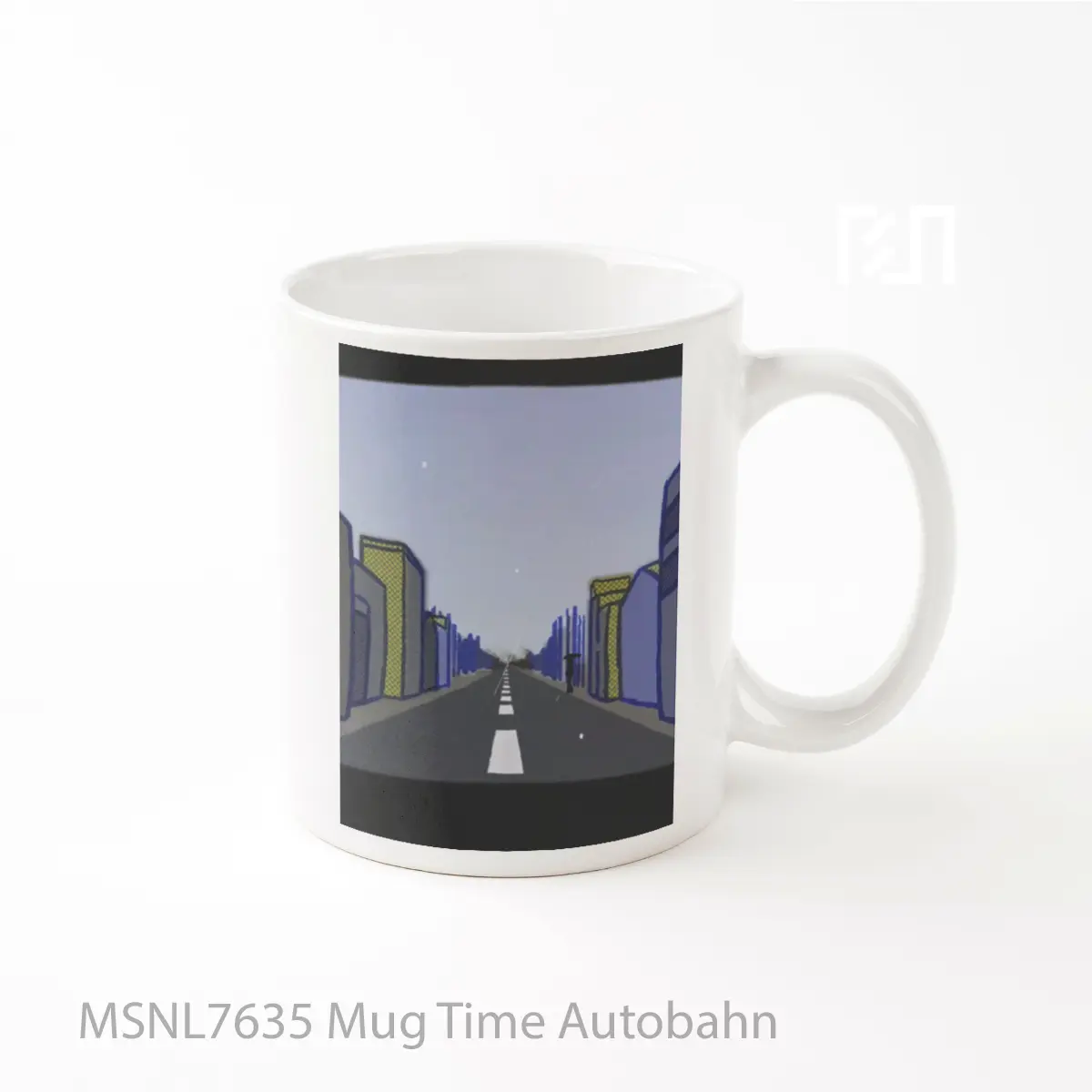 Mug Time Autobahn Gelas Keramik Tema Film MSNL7635
