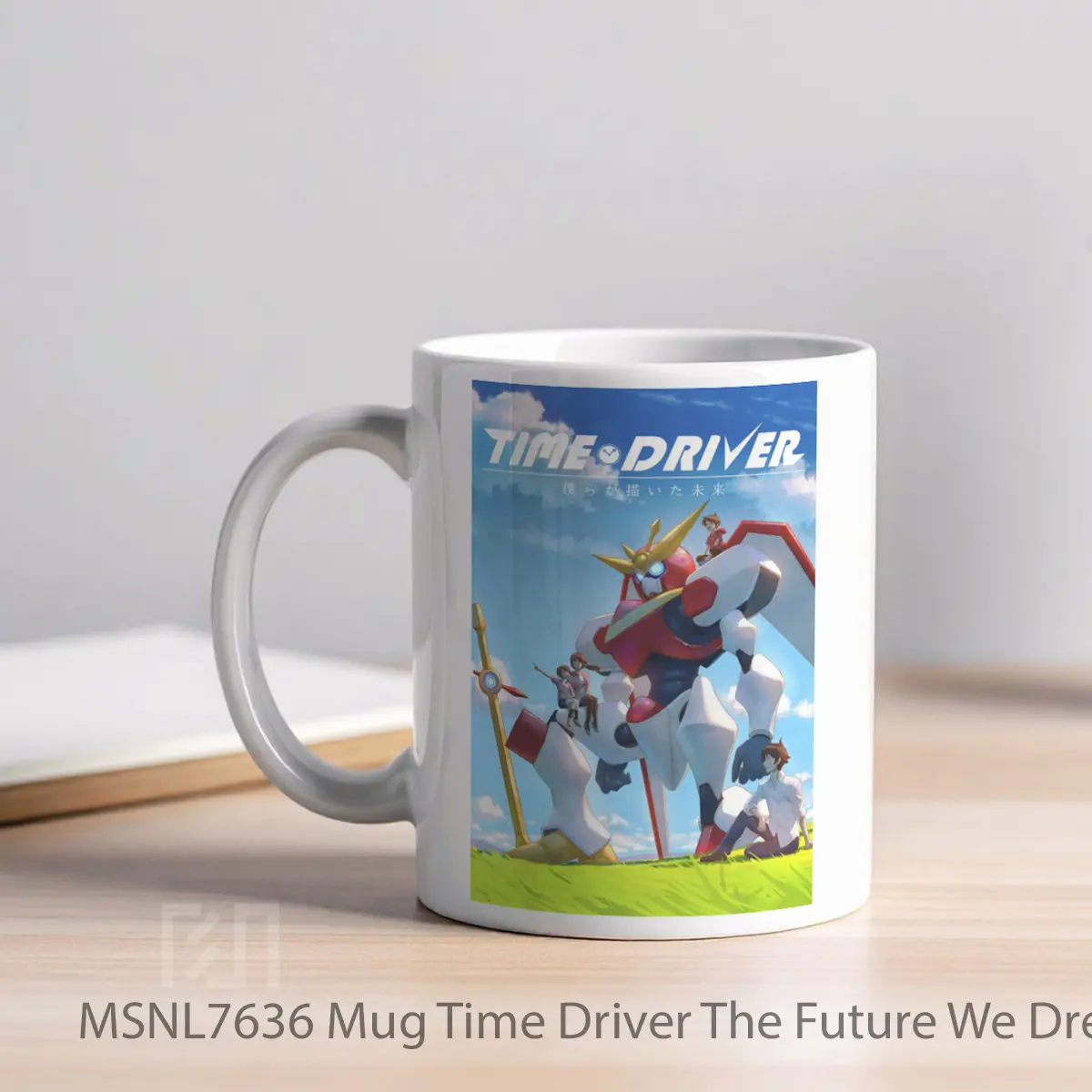 Mug Time Driver The Future We Drew Gelas Keramik Tema Film MSNL7636 - Tampak Kiri