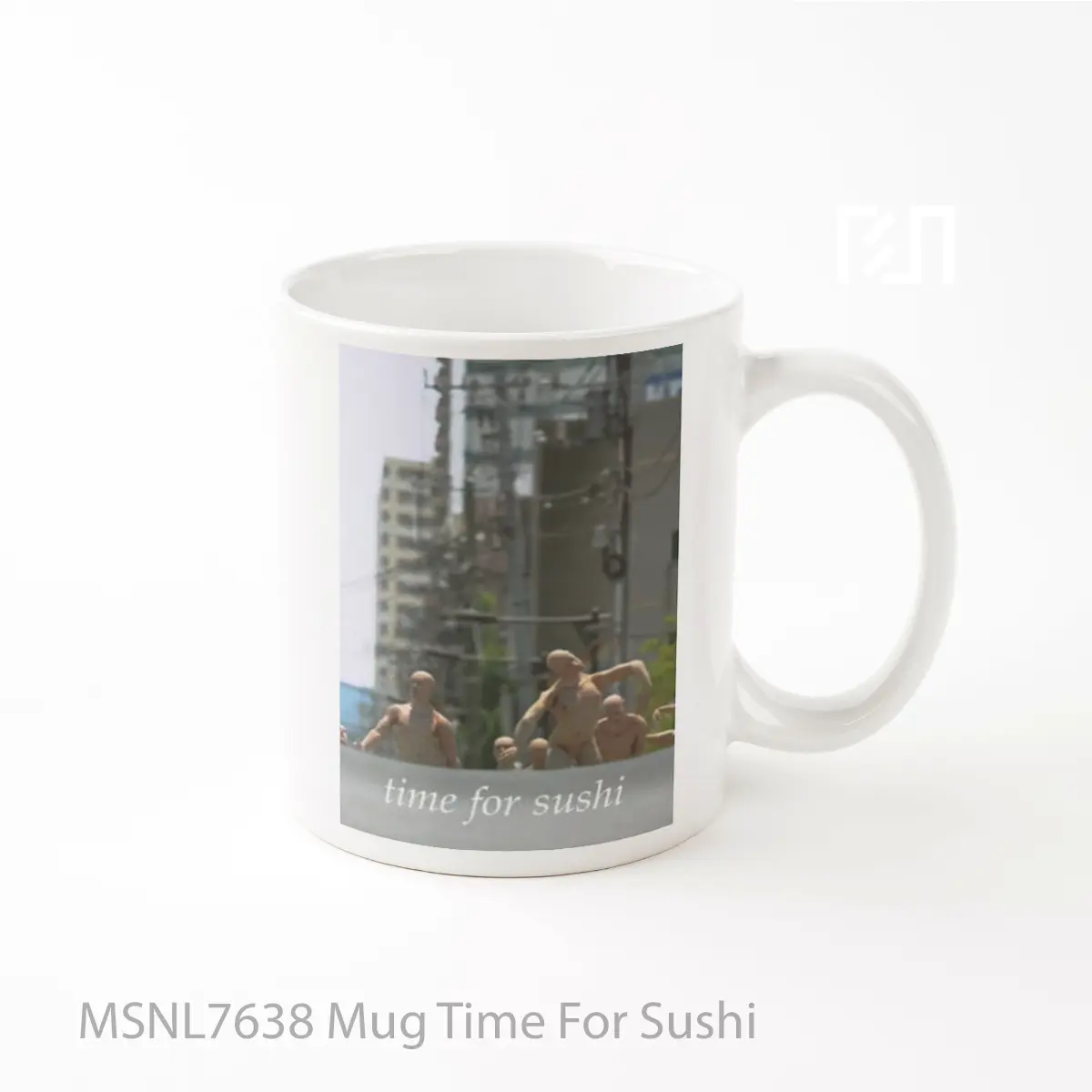 Mug Time For Sushi Gelas Keramik Tema Film MSNL7638