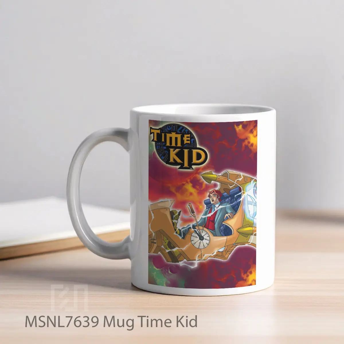 Mug Time Kid Gelas Keramik Tema Film MSNL7639 - Tampak Kiri
