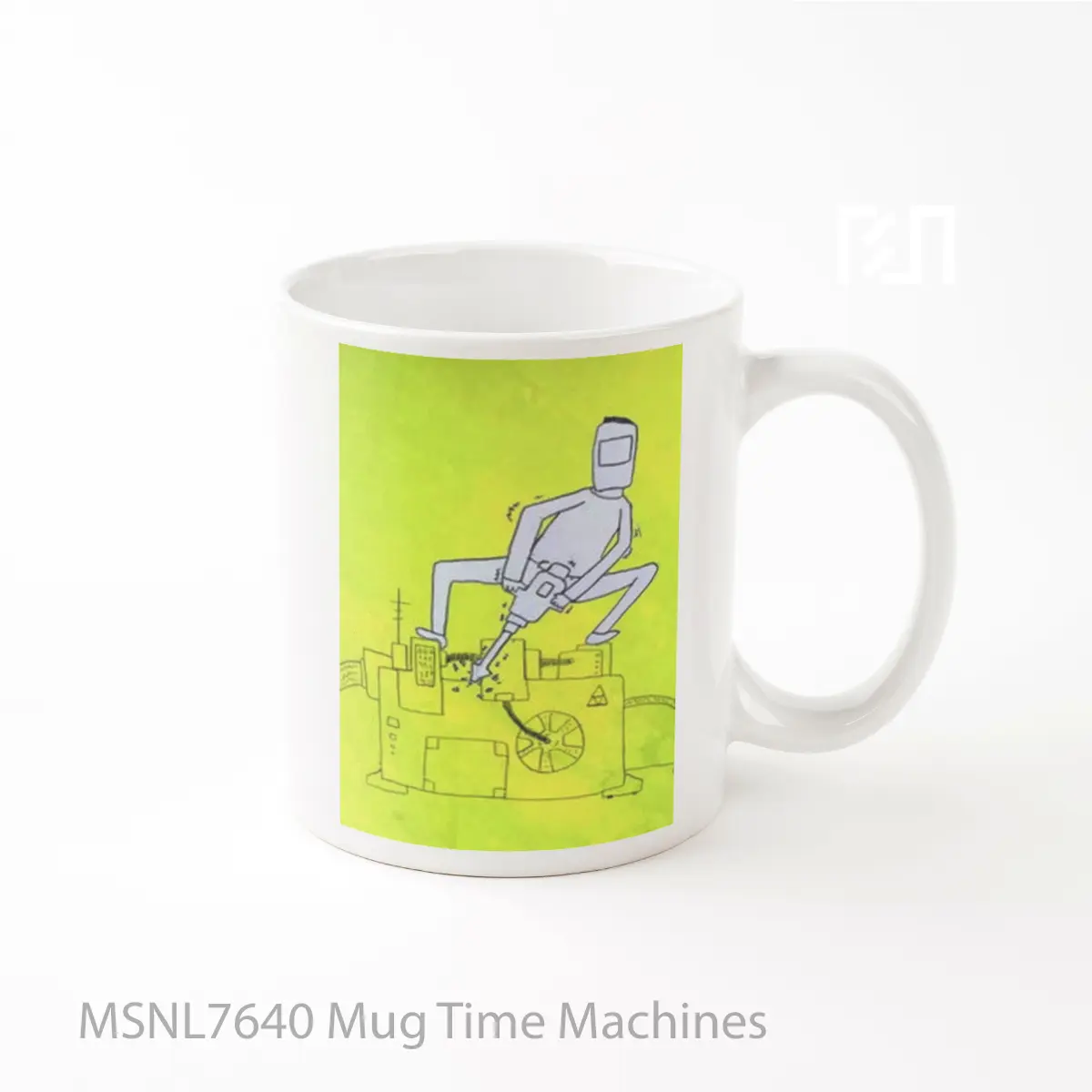 Mug Time Machines Gelas Keramik Tema Film MSNL7640