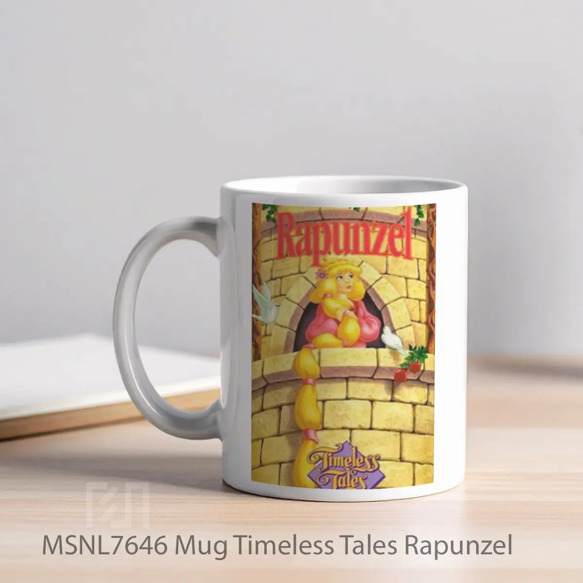 Mug Timeless Tales Rapunzel Gelas Keramik Tema Film MSNL7646 - Tampak Kiri