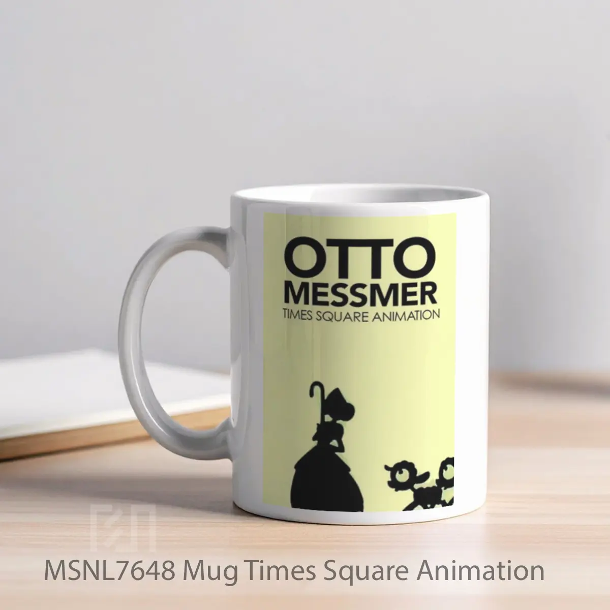 Mug Times Square Animation Gelas Keramik Tema Film MSNL7648 - Tampak Kiri