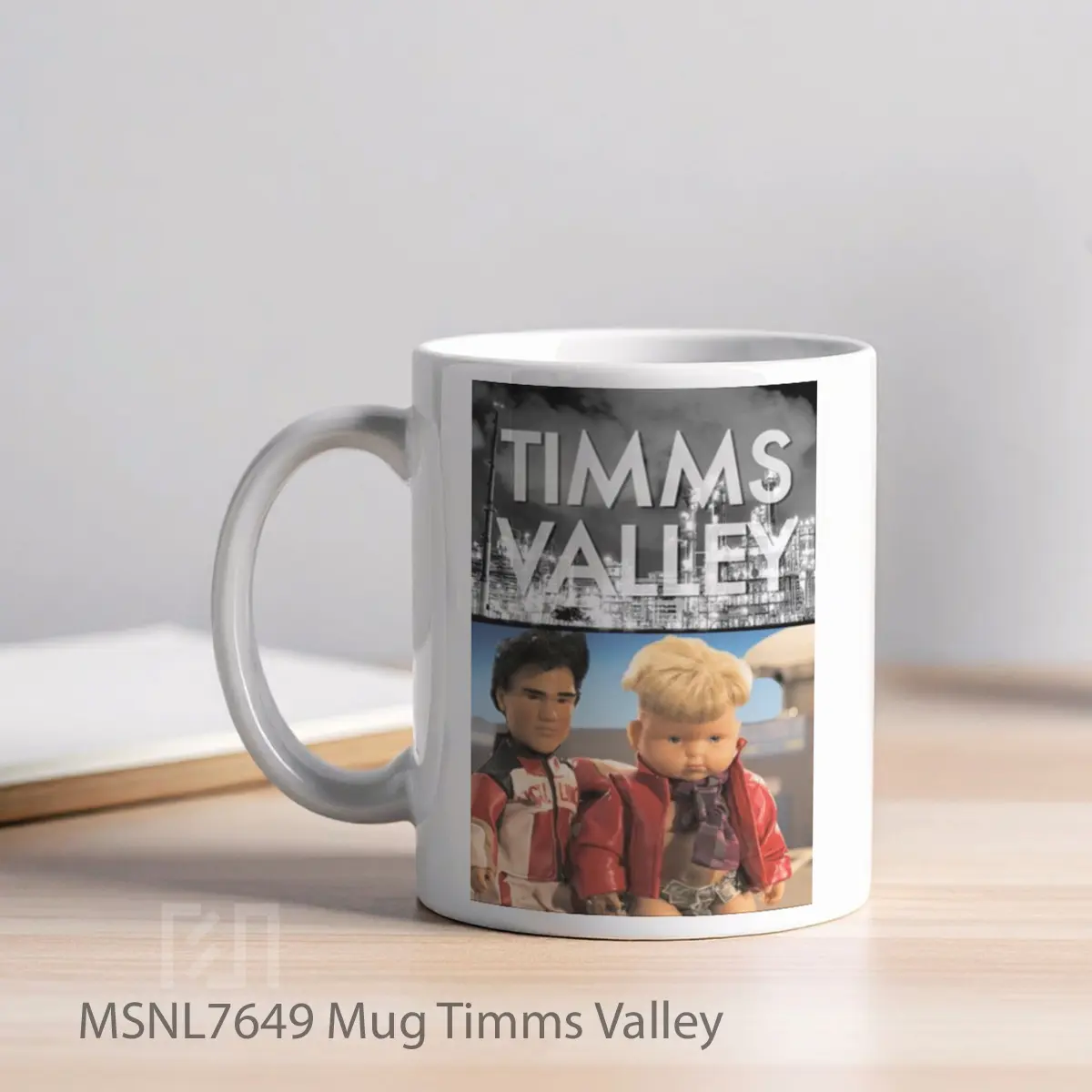 Mug Timms Valley Gelas Keramik Tema Film MSNL7649 - Tampak Kiri