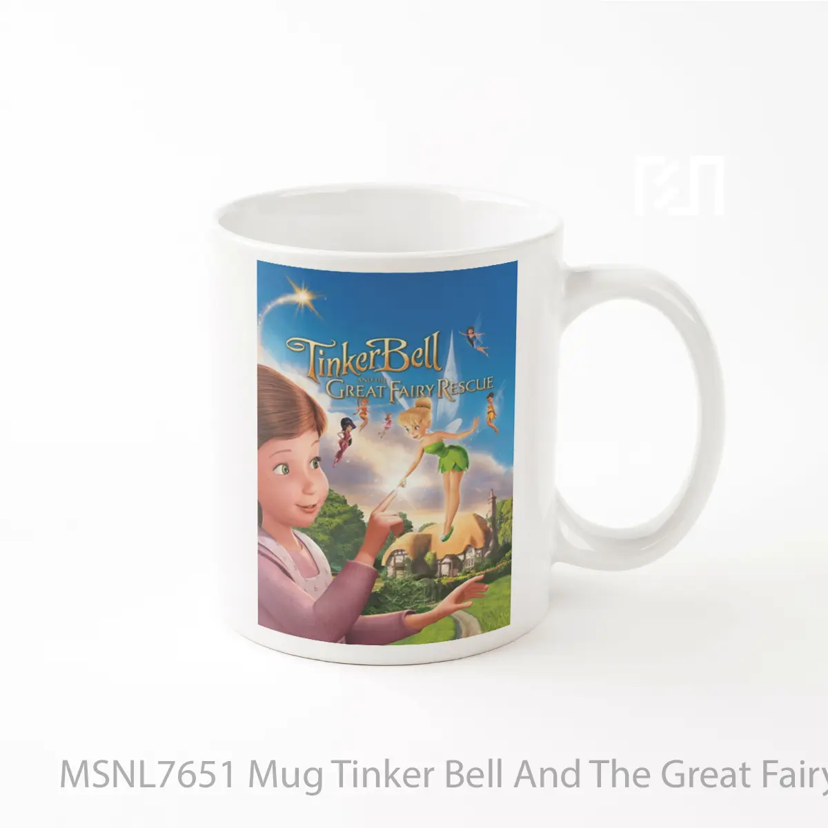 Mug Tinker Bell And The Great Fairy Rescue Gelas Keramik Tema Film MSNL7651